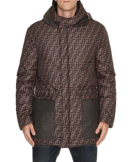 fendi parka jacket mens|fendi men's outerwear.